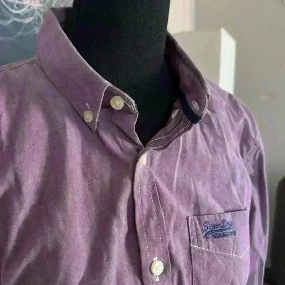 Superdry Men Button Down Tops B05 - Picture 9 of 10